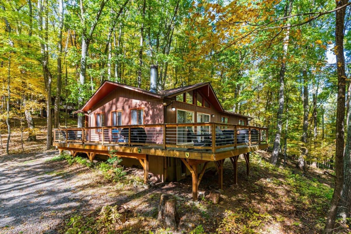 Chalet W Hot Tub, Large Deck, Grill, & Fast Wifi Berkeley Springs Extérieur photo